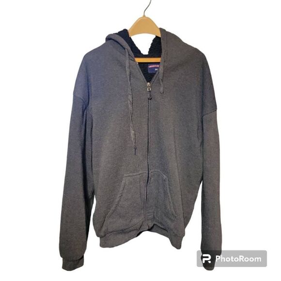 Cross & Windsor Zipped Fleece Lined Hoodie Men's Size XXL - Picture 1 of 5